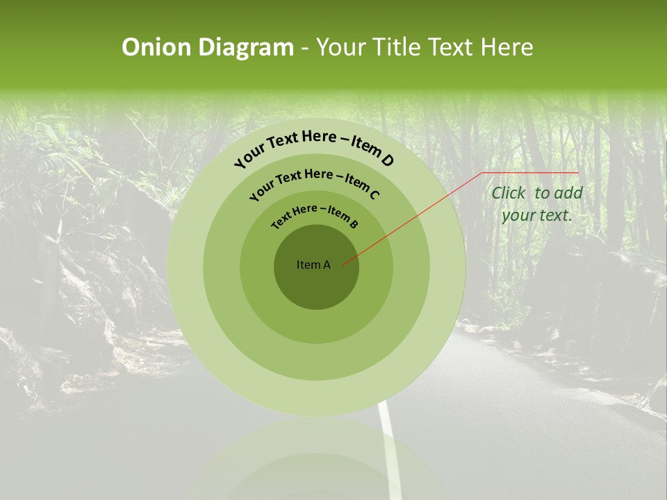 Nature Seychelles Highway PowerPoint Template