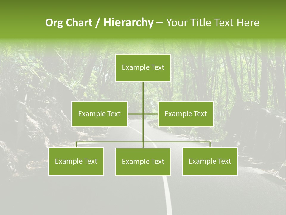 Nature Seychelles Highway PowerPoint Template