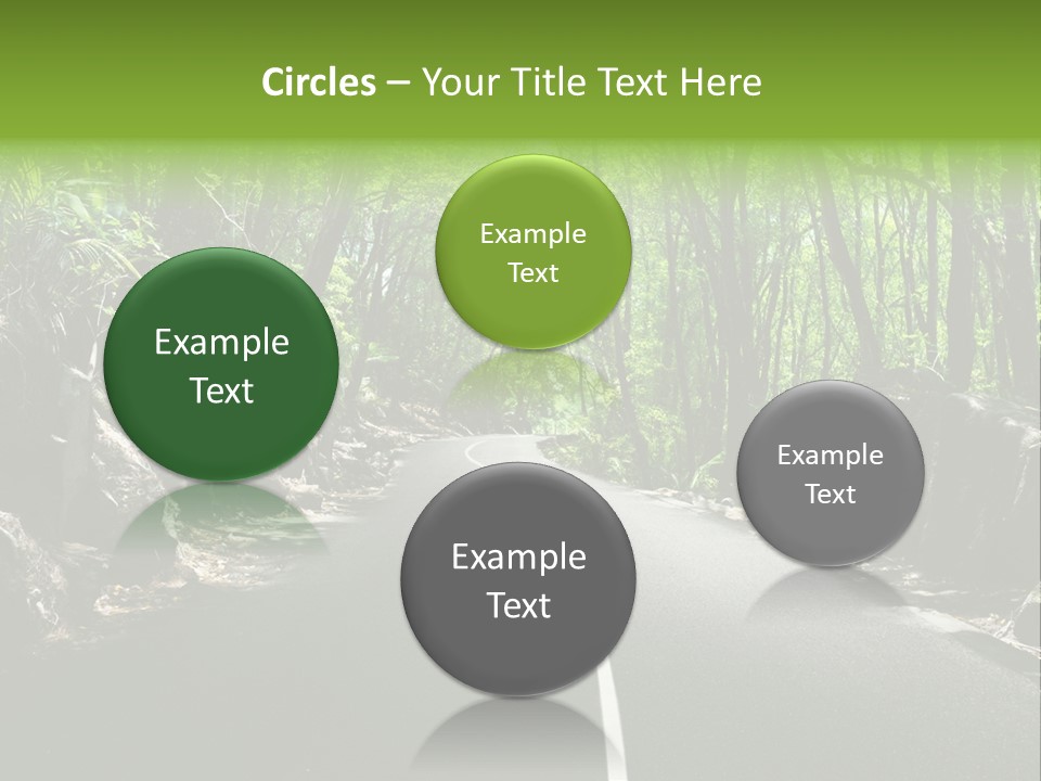 Nature Seychelles Highway PowerPoint Template