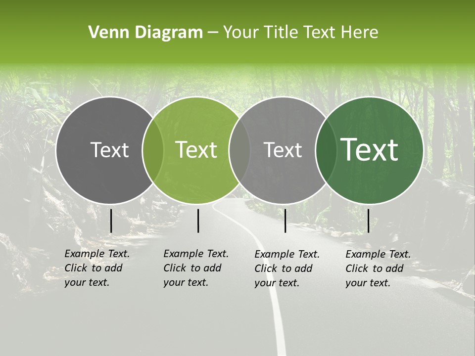 Nature Seychelles Highway PowerPoint Template