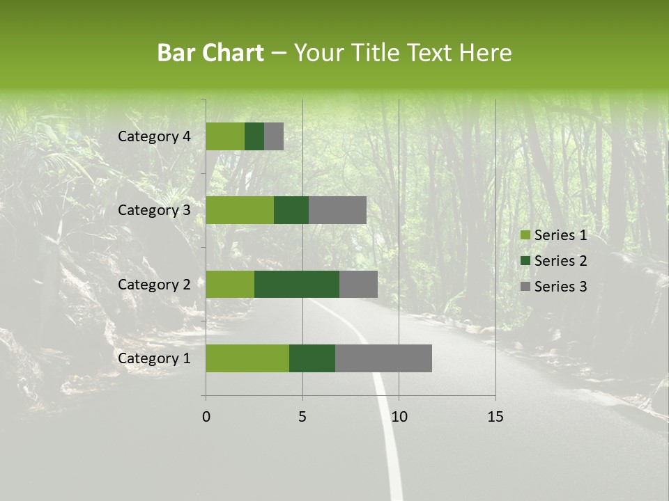 Nature Seychelles Highway PowerPoint Template