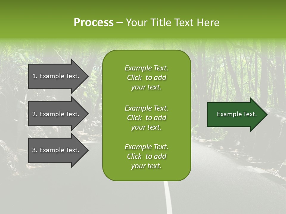 Nature Seychelles Highway PowerPoint Template