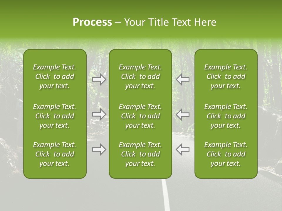 Nature Seychelles Highway PowerPoint Template