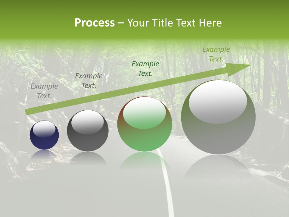 Nature Seychelles Highway PowerPoint Template