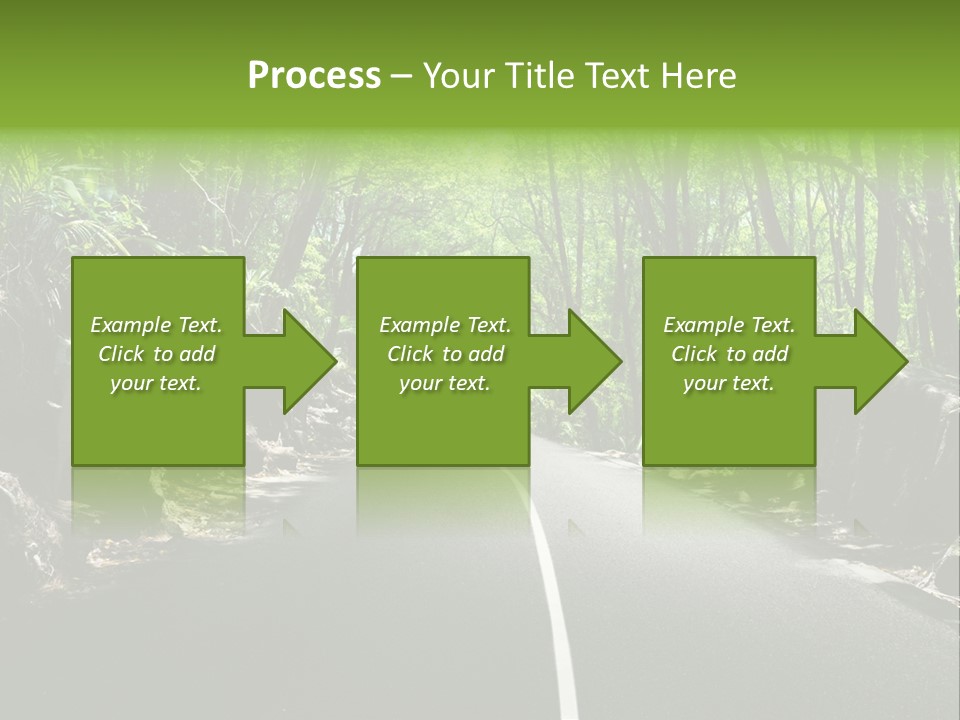 Nature Seychelles Highway PowerPoint Template