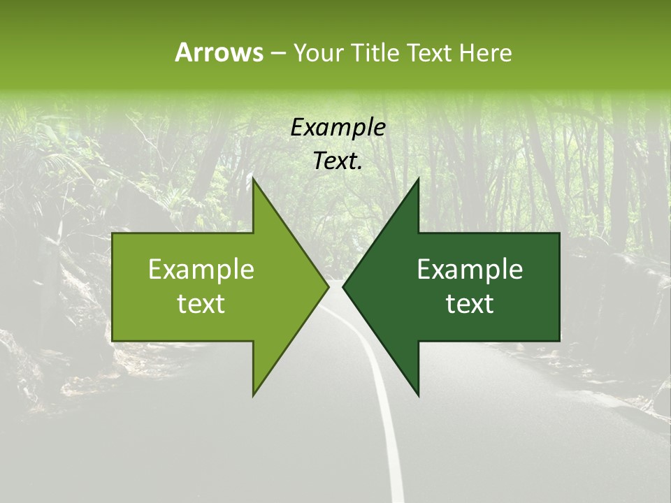 Nature Seychelles Highway PowerPoint Template