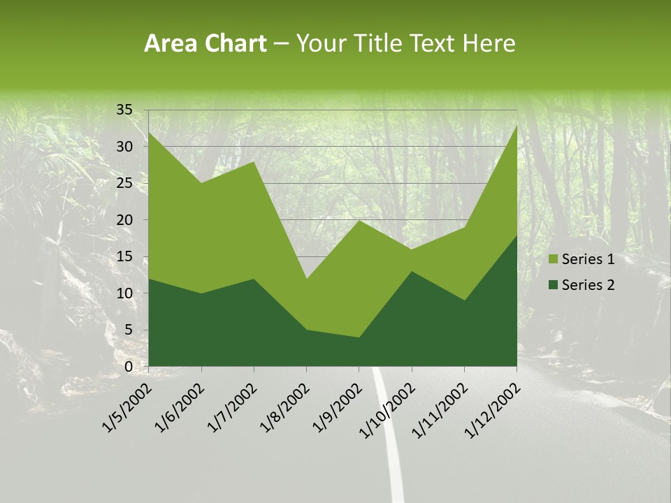 Nature Seychelles Highway PowerPoint Template