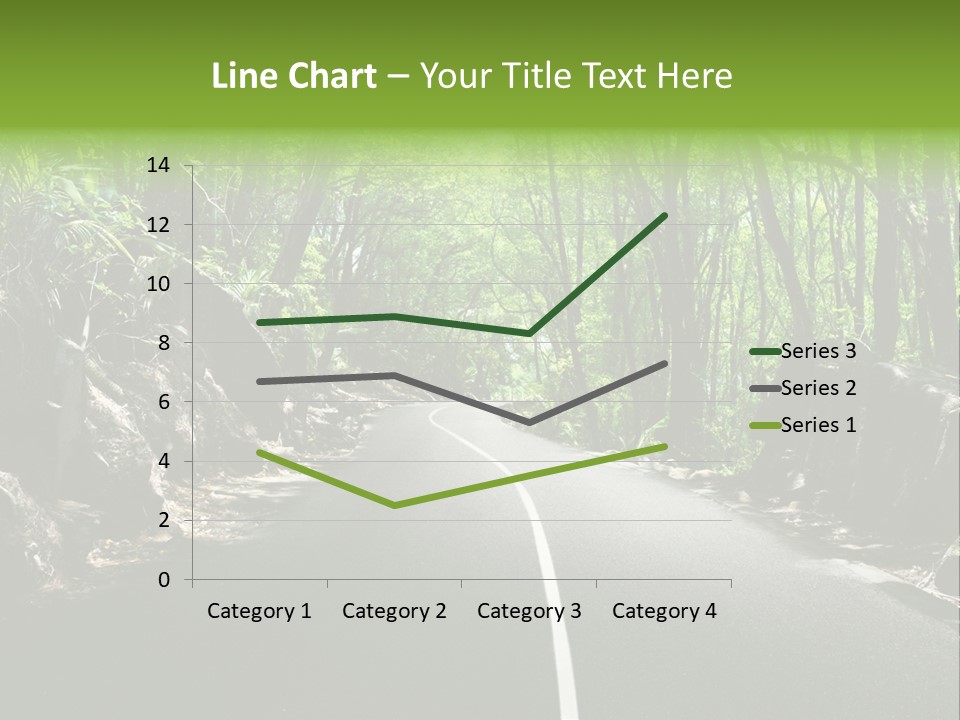 Nature Seychelles Highway PowerPoint Template