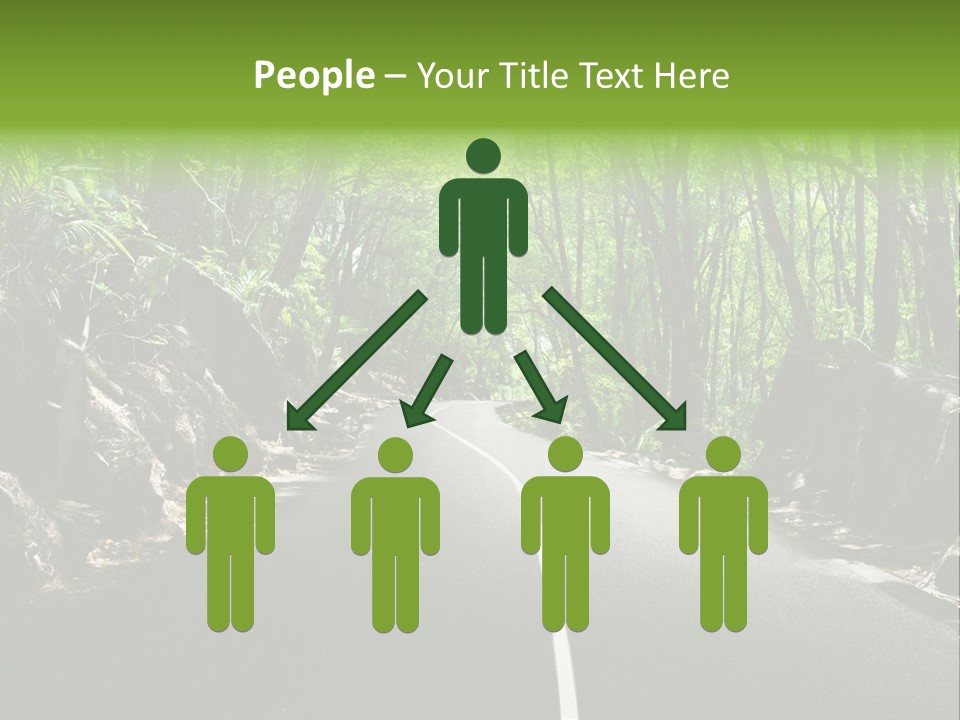 Nature Seychelles Highway PowerPoint Template