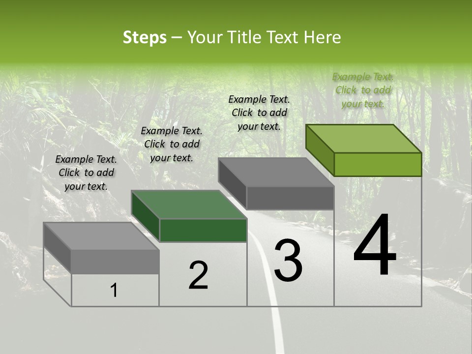 Nature Seychelles Highway PowerPoint Template