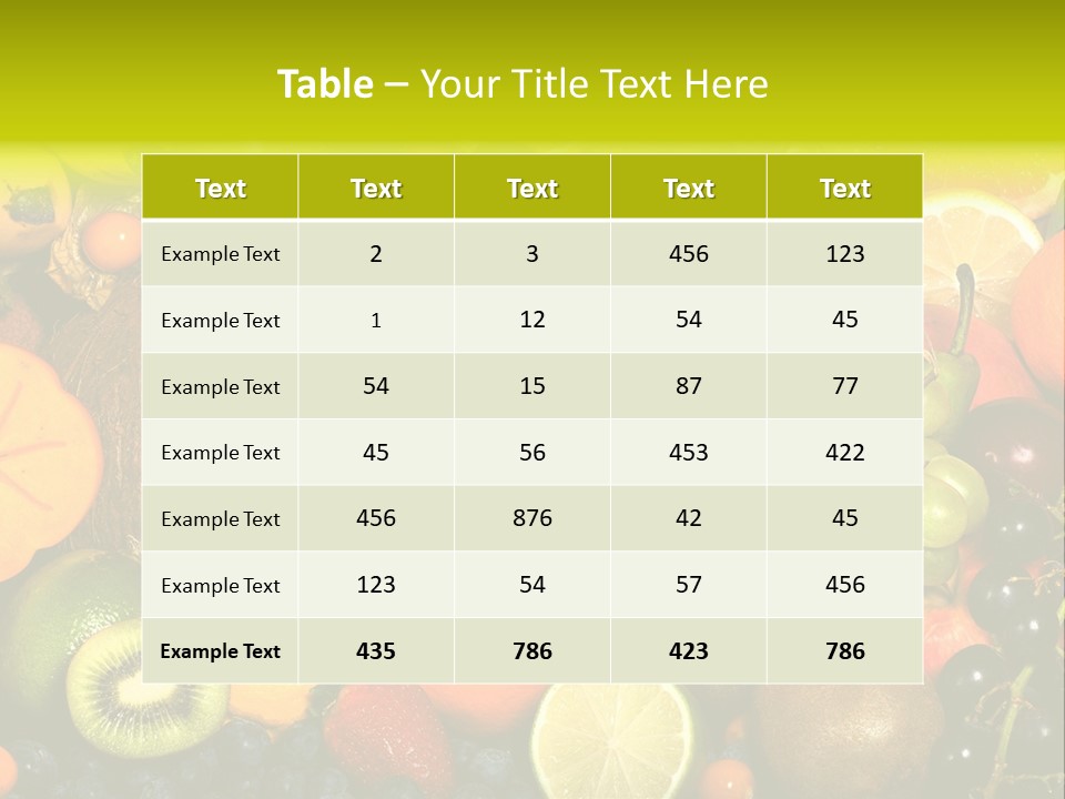 Fit Slender  PowerPoint Template