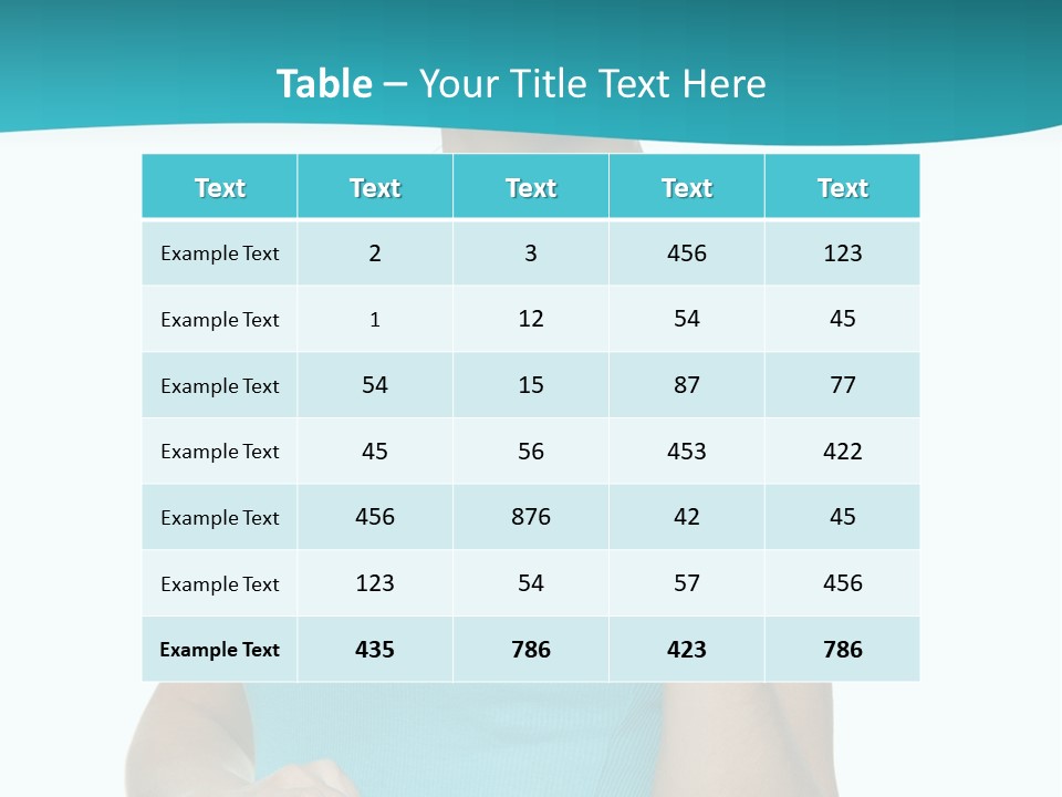 Fit Slender  PowerPoint Template