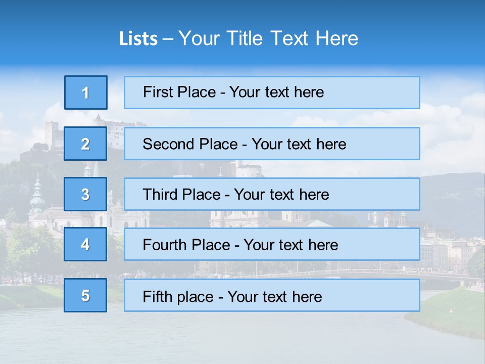 Cathedral Landscape Europe PowerPoint Template
