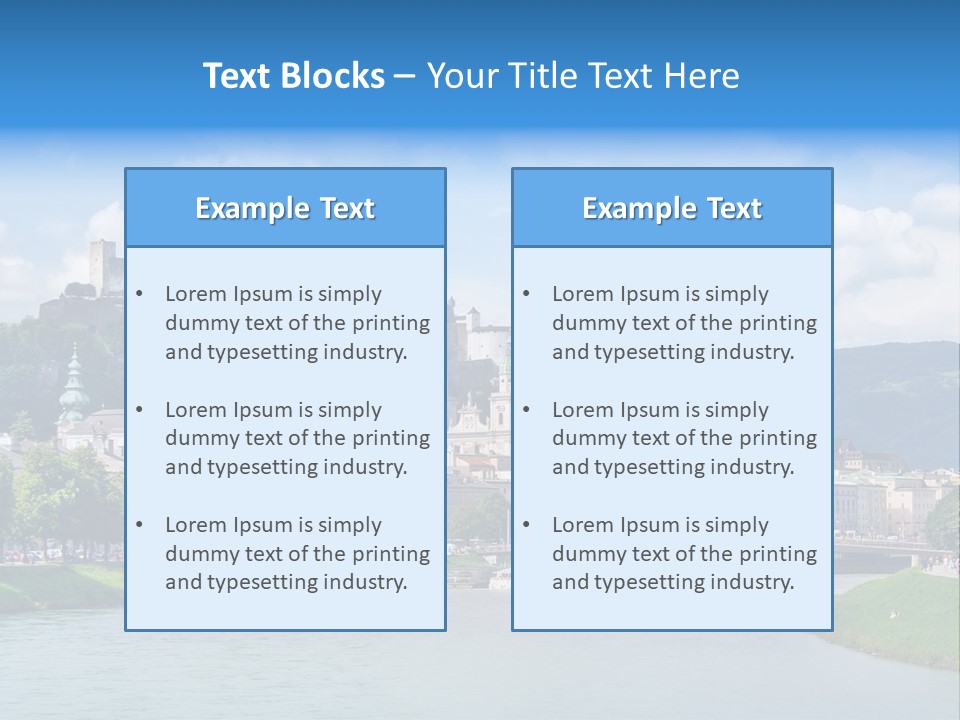 Cathedral Landscape Europe PowerPoint Template
