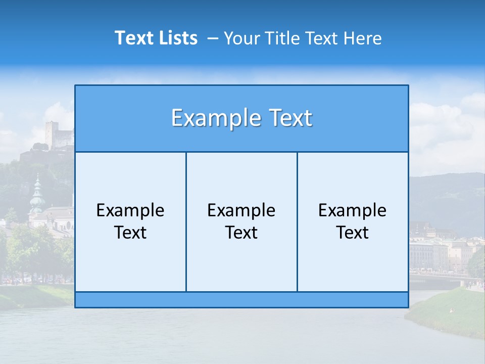 Cathedral Landscape Europe PowerPoint Template