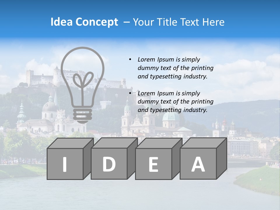 Cathedral Landscape Europe PowerPoint Template