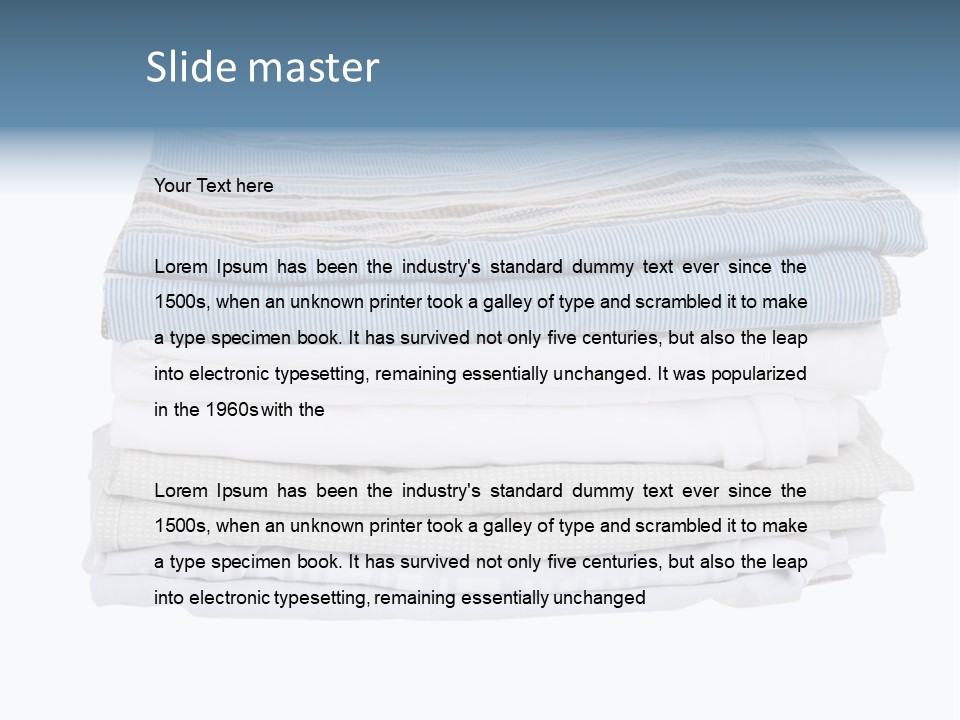 Bedroom Nobody Blanket PowerPoint Template