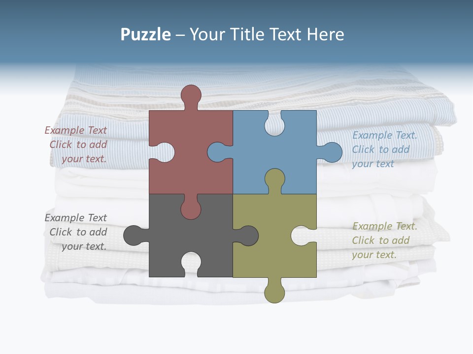 Bedroom Nobody Blanket PowerPoint Template