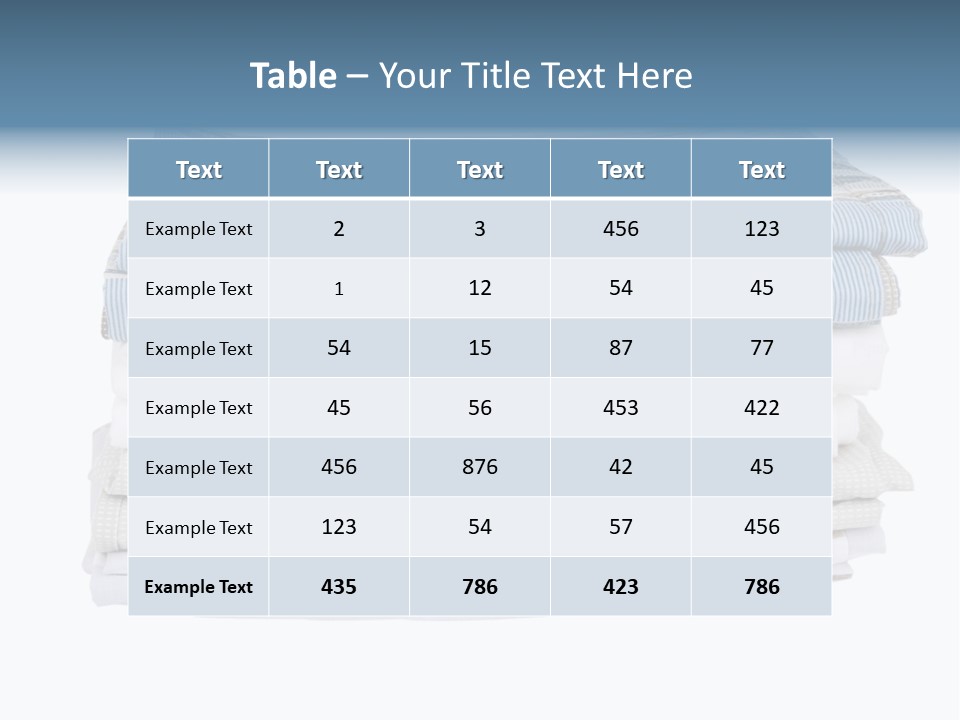 Bedroom Nobody Blanket PowerPoint Template