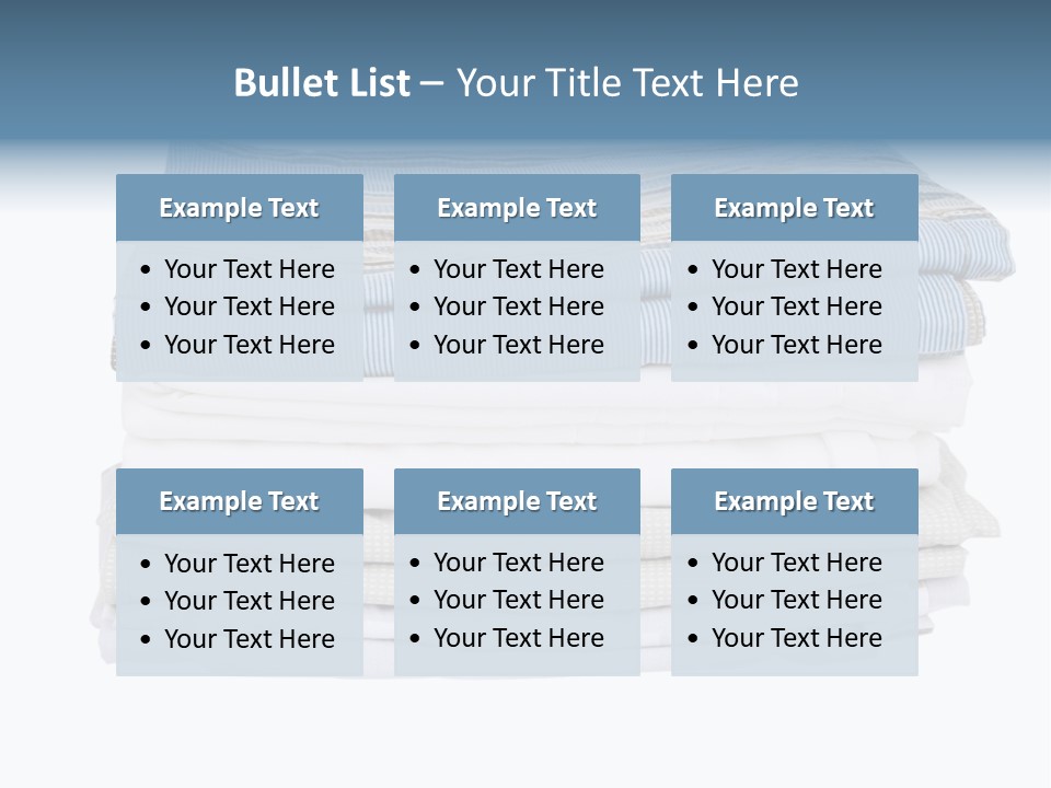 Bedroom Nobody Blanket PowerPoint Template