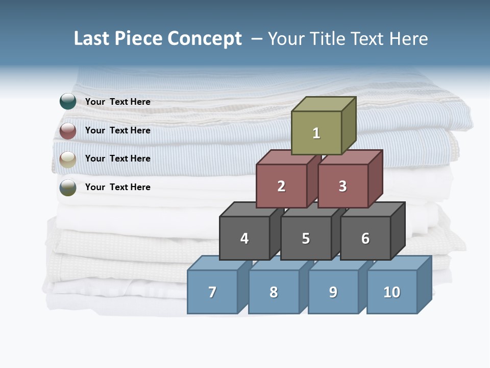 Bedroom Nobody Blanket PowerPoint Template