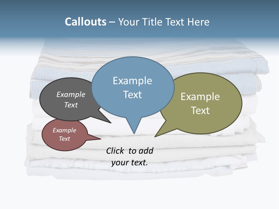 Bedroom Nobody Blanket PowerPoint Template