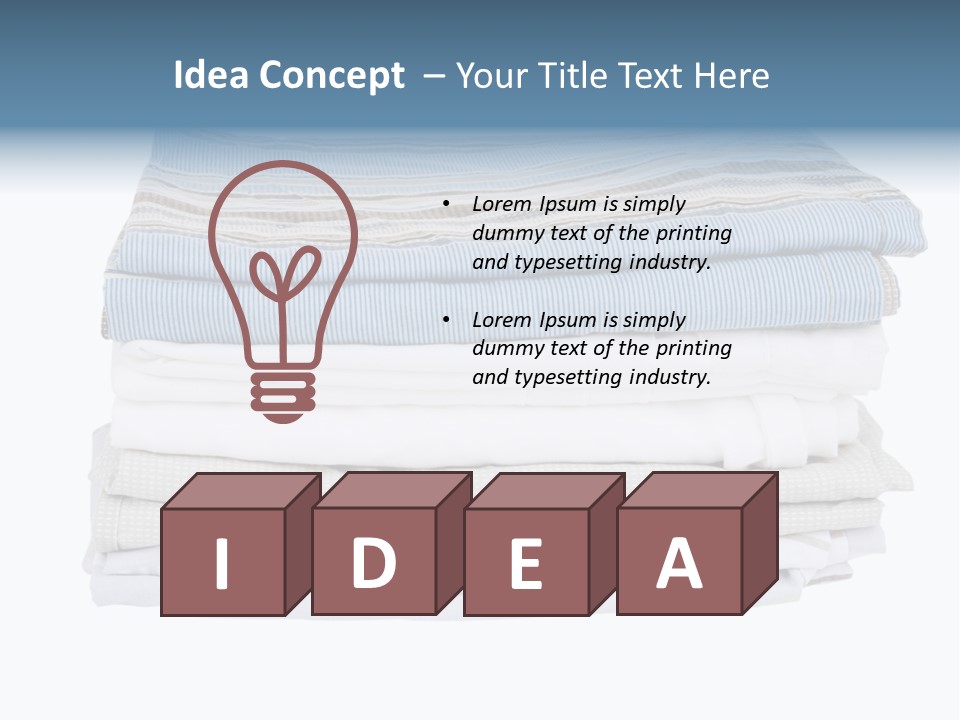 Bedroom Nobody Blanket PowerPoint Template