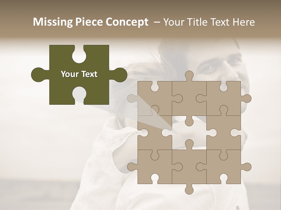 Green Lovely Baby PowerPoint Template