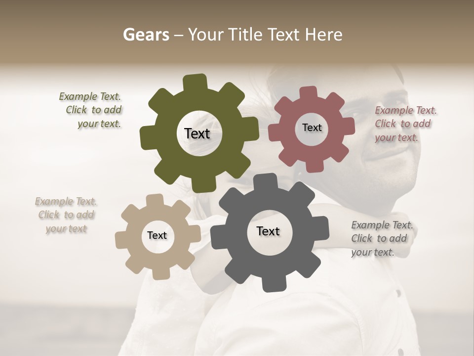 Green Lovely Baby PowerPoint Template