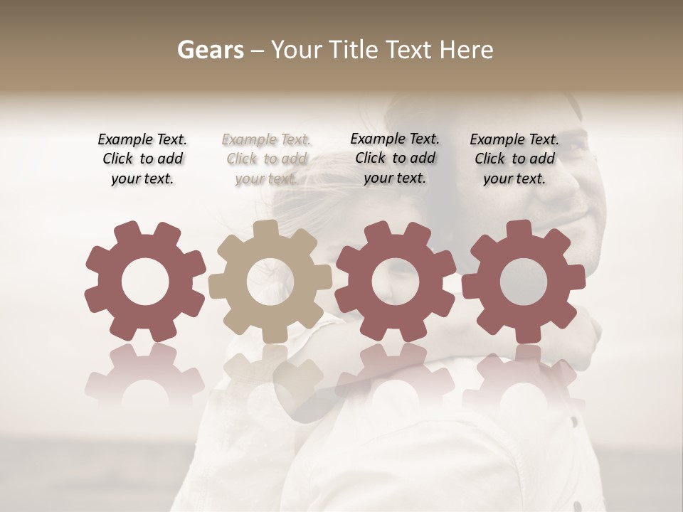 Green Lovely Baby PowerPoint Template