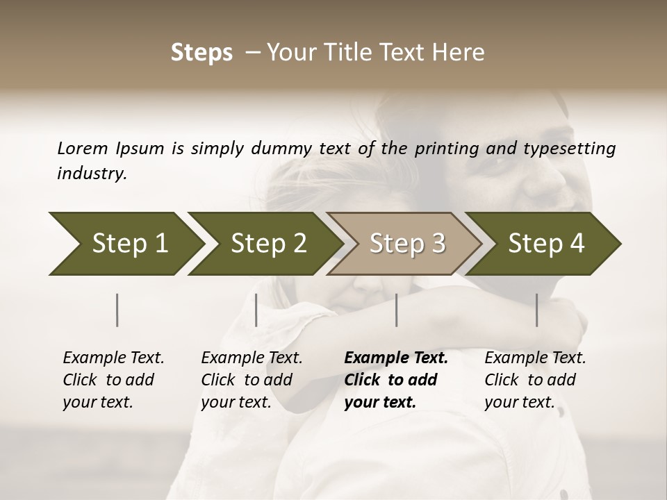 Green Lovely Baby PowerPoint Template