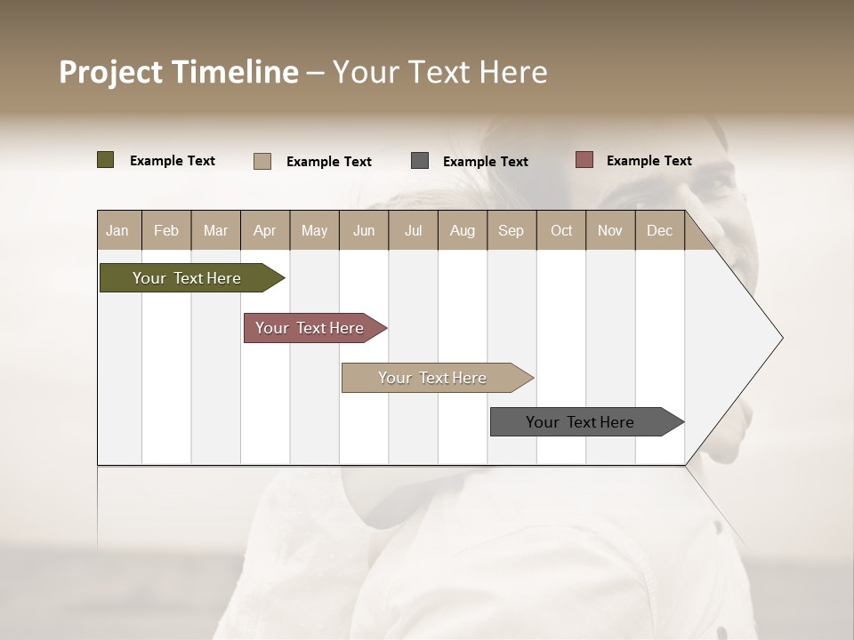 Green Lovely Baby PowerPoint Template