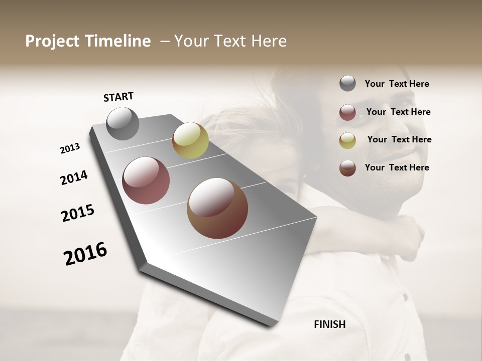 Green Lovely Baby PowerPoint Template