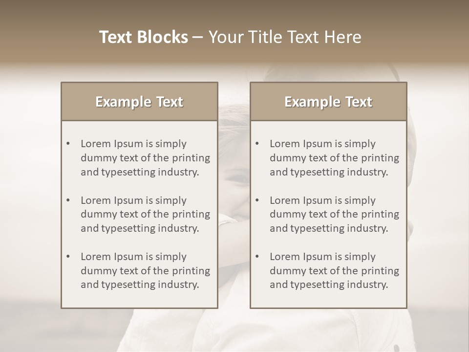 Green Lovely Baby PowerPoint Template
