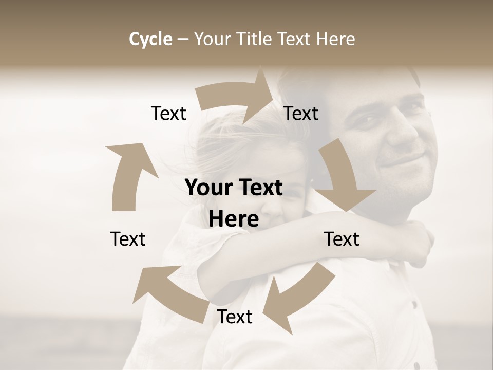 Green Lovely Baby PowerPoint Template