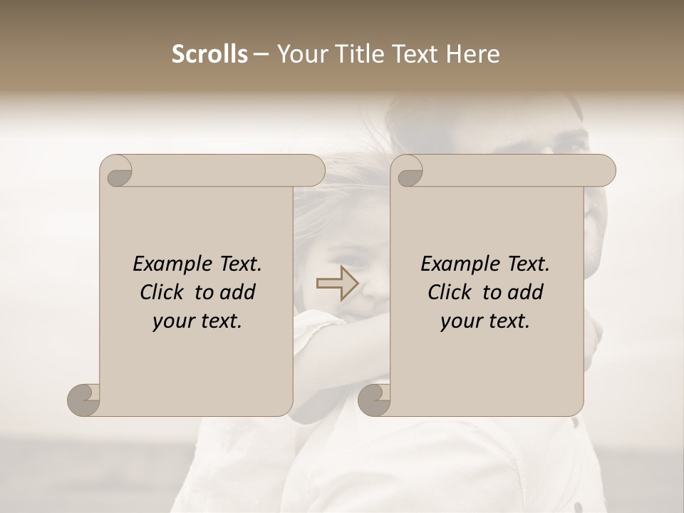 Green Lovely Baby PowerPoint Template