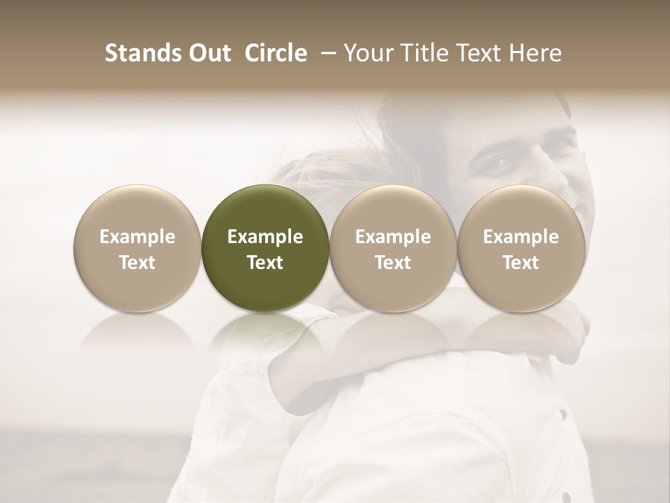 Green Lovely Baby PowerPoint Template