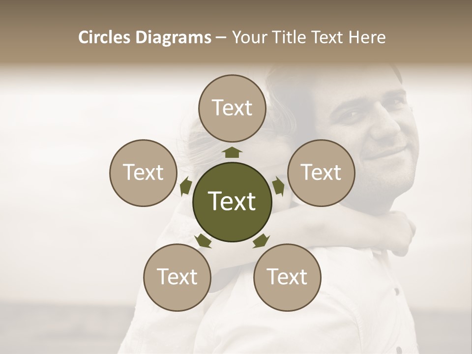 Green Lovely Baby PowerPoint Template