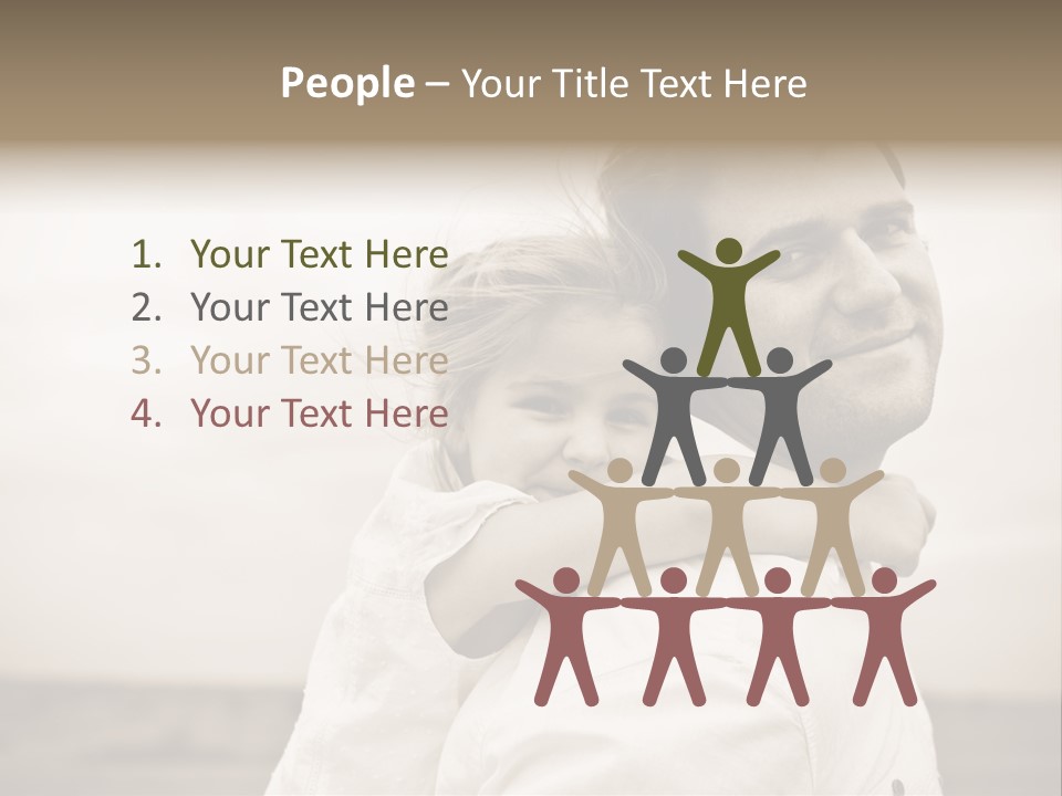 Green Lovely Baby PowerPoint Template