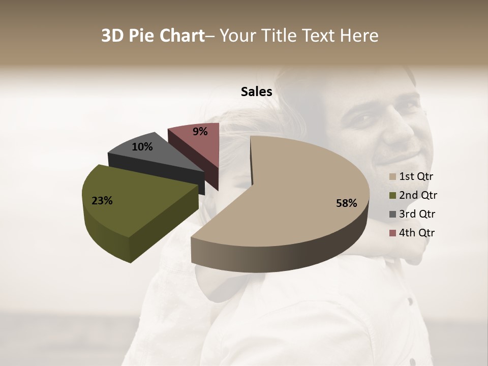 Green Lovely Baby PowerPoint Template