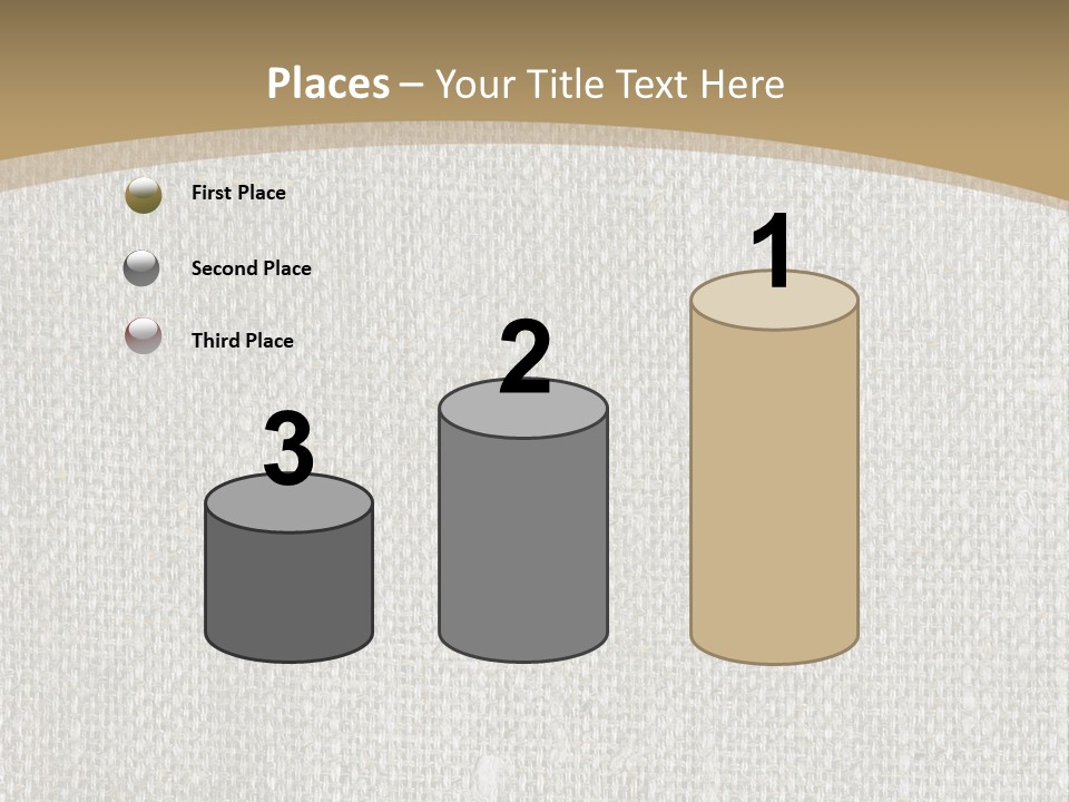 Burlap Texture Design PowerPoint Template