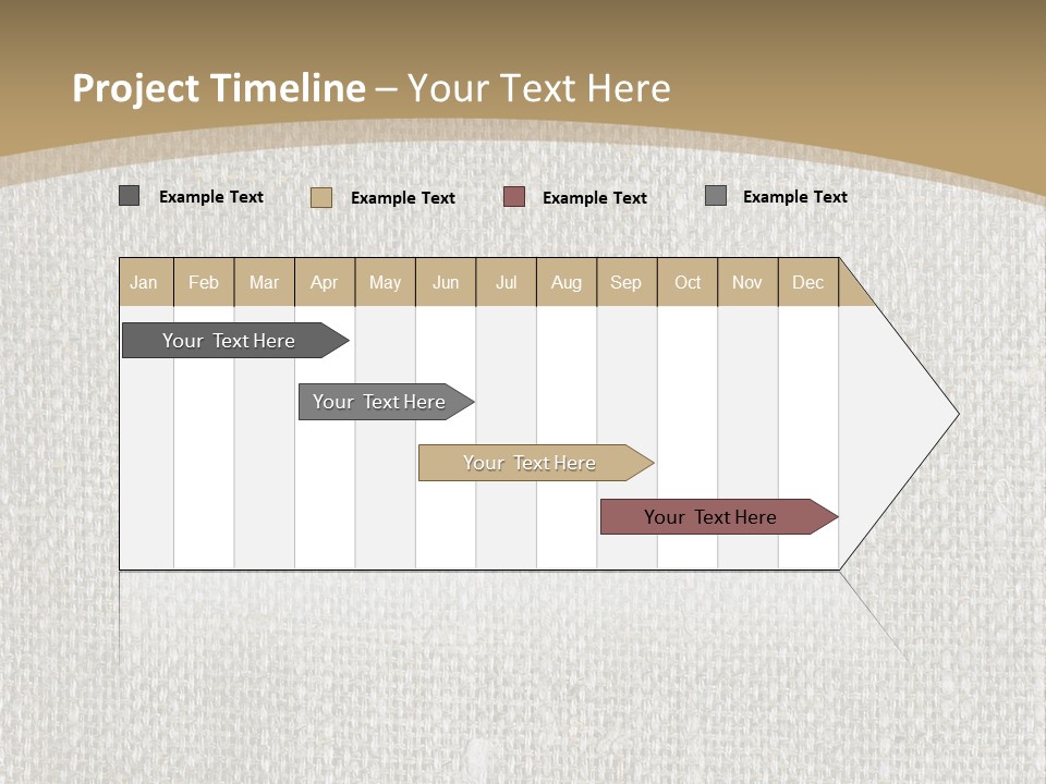 Burlap Texture Design PowerPoint Template