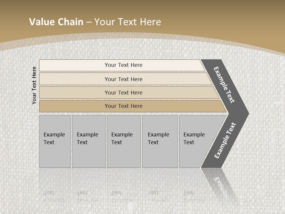 Burlap Texture Design PowerPoint Template