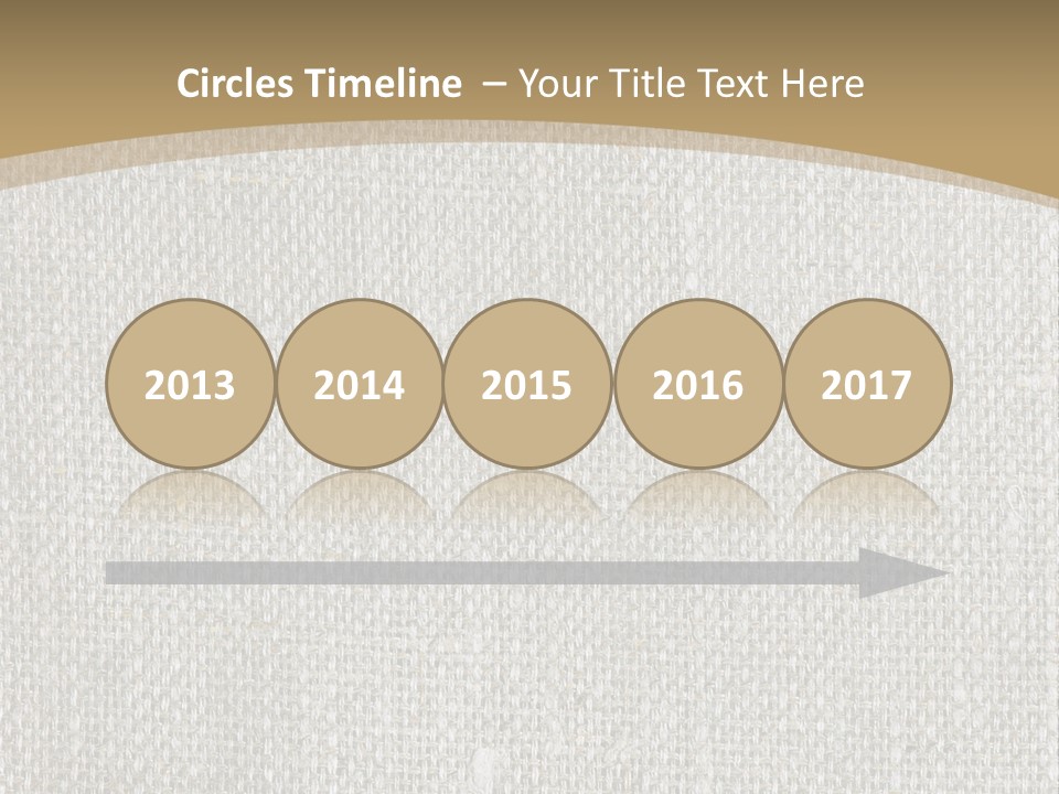 Burlap Texture Design PowerPoint Template