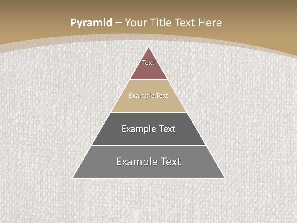 Burlap Texture Design PowerPoint Template