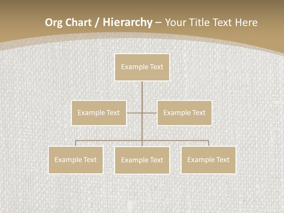 Burlap Texture Design PowerPoint Template