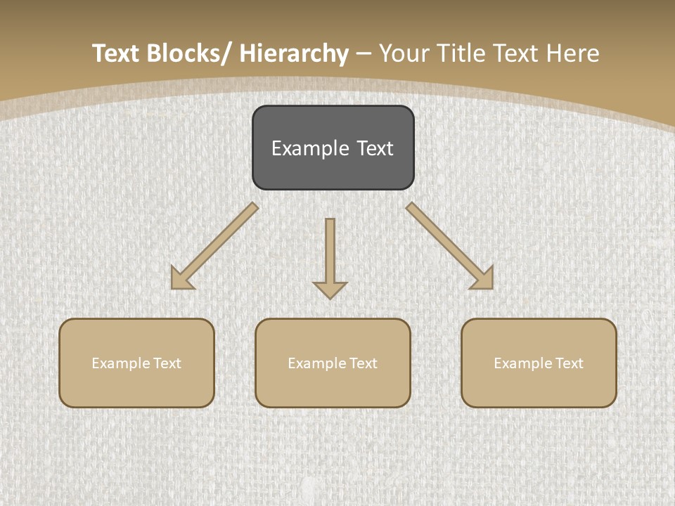 Burlap Texture Design PowerPoint Template