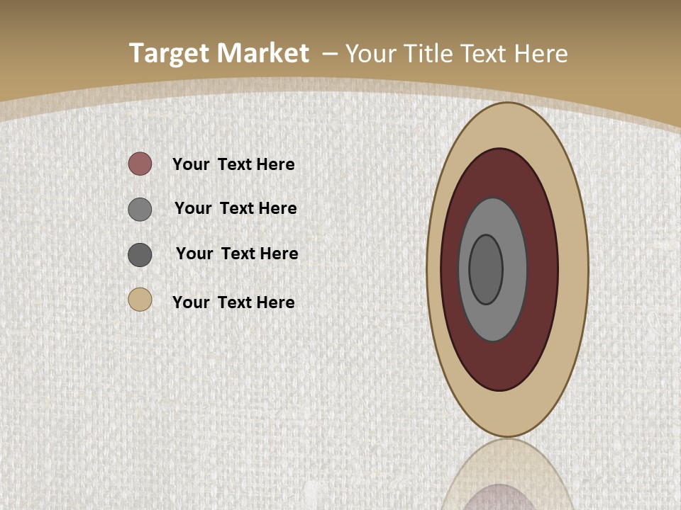 Burlap Texture Design PowerPoint Template