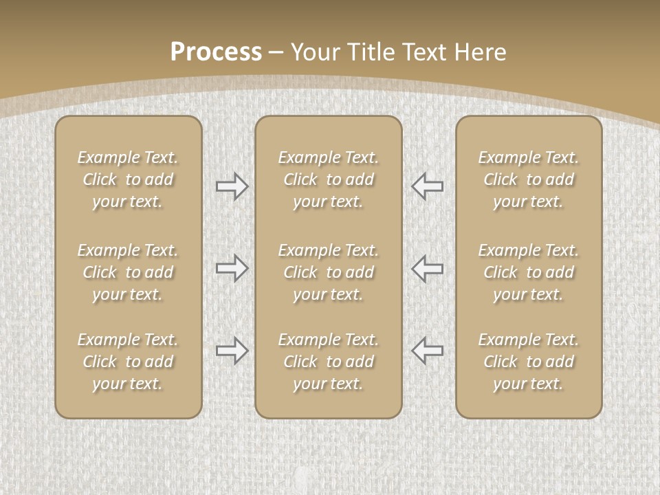 Burlap Texture Design PowerPoint Template