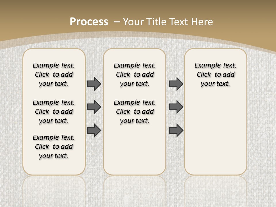 Burlap Texture Design PowerPoint Template